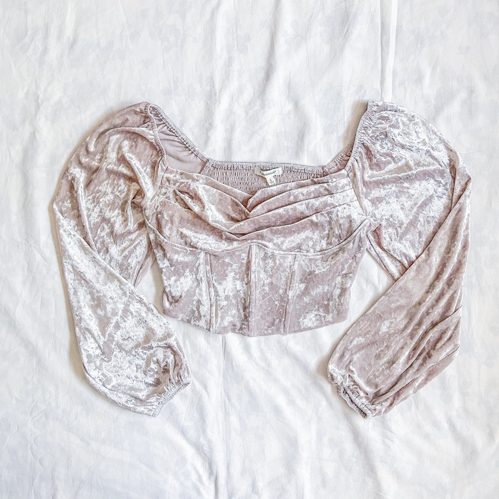 Francesca’s Tisha Corset Long Sleeve - BRAND NEW! (Size: L)